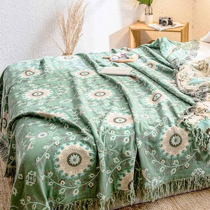 Reversible Cotton Sofa Cover Blanket – Soft, Durable Couch Covers for Home Decor, Machine Washable, Multiple Sizes Available 6
