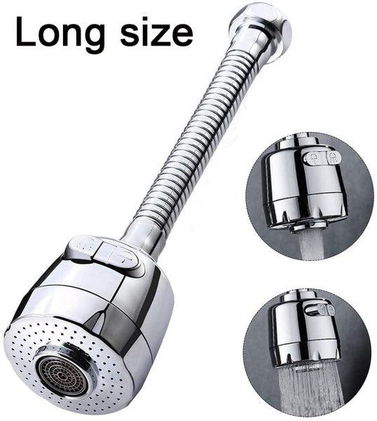 Water-saving attachment made of stainless steel, 360-degree movable and extendable | Kalsten