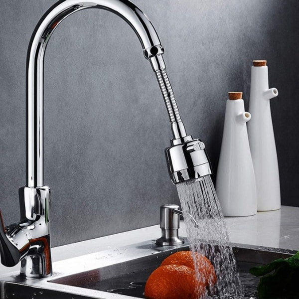 Water-saving attachment made of stainless steel, 360-degree movable and extendable | Kalsten