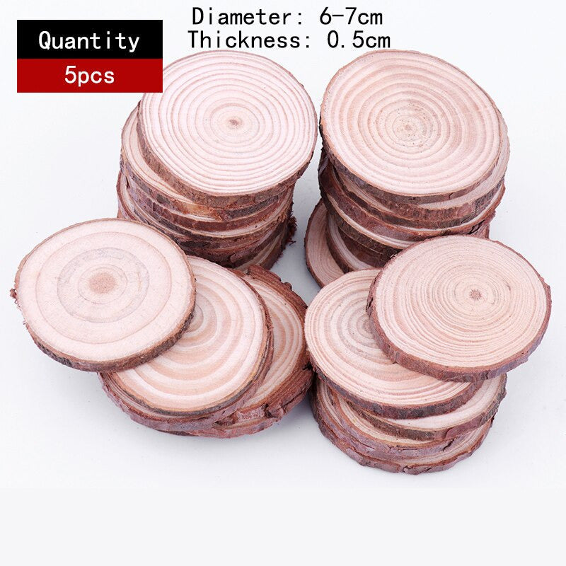 Natural Wood Slice Coasters | Kalsten