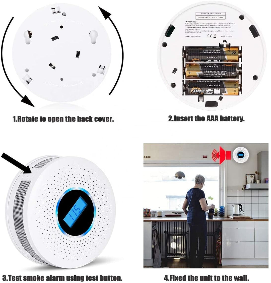 Kalsten | CombiSafe Smoke and Carbon Monoxide Detector