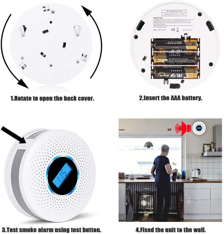 Kalsten | CombiSafe Smoke and Carbon Monoxide Detector