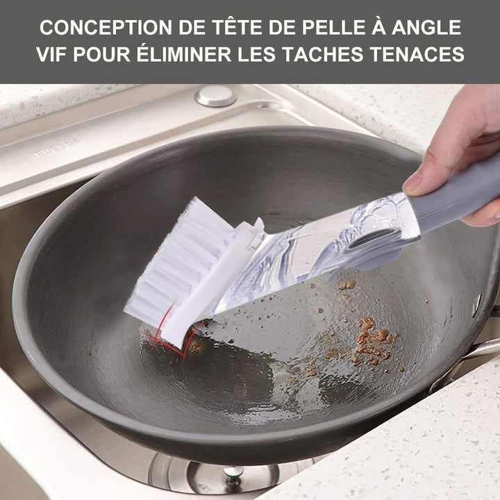 Dish Brush with Detergent Dispenser | Kalsten
