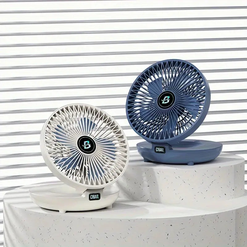 Portable Wall Fan | Multifunctional, USB Rechargeable & Whisper Quiet for Home, Office & Outdoor Use | Kalsten