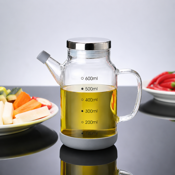 Kalsten | Pure Glass Measuring Scale Oil Dispenser  Bottle