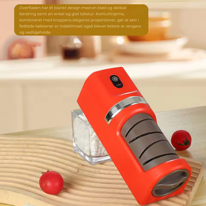 Electric knife sharpener with battery 1200mAh | Kalsten