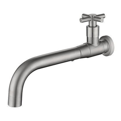 Brehn | Modern Single-Handle Basin Faucet, Single-Hole Wall-Mounted Bathroom Faucet