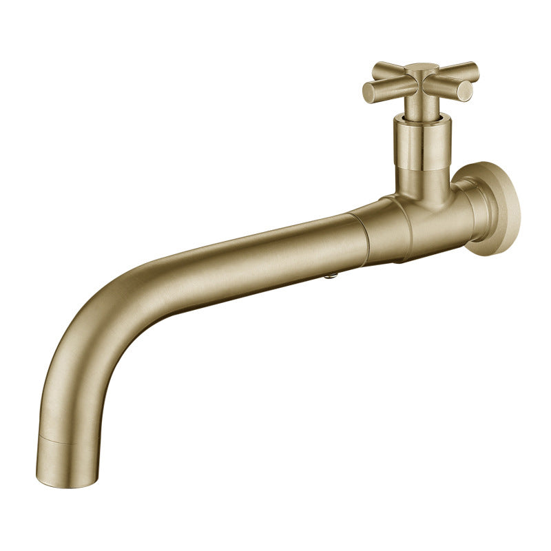 Brehn | Modern Single-Handle Basin Faucet, Single-Hole Wall-Mounted Bathroom Faucet