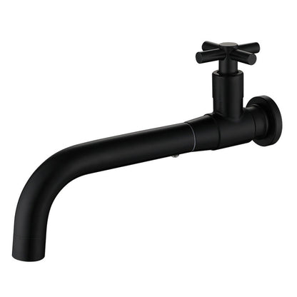 Brehn | Modern Single-Handle Basin Faucet, Single-Hole Wall-Mounted Bathroom Faucet