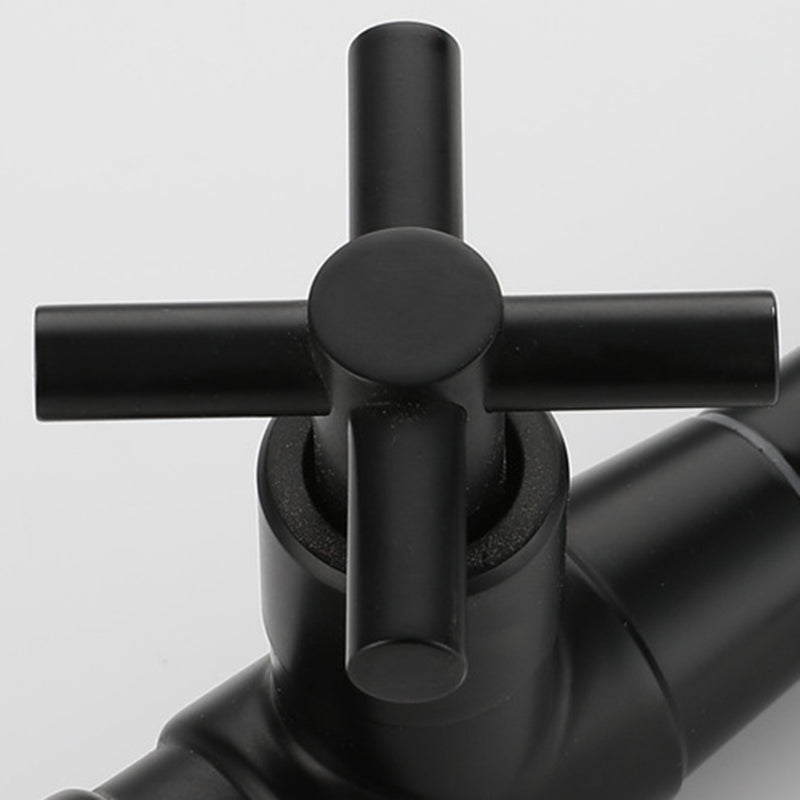 Brehn | Modern Single-Handle Basin Faucet, Single-Hole Wall-Mounted Bathroom Faucet