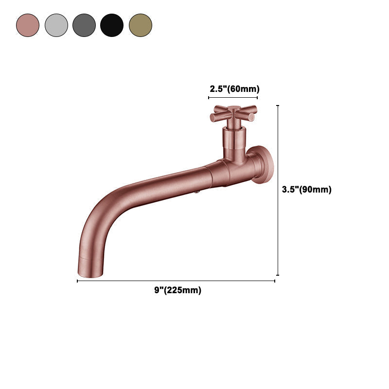 Brehn | Modern Single-Handle Basin Faucet, Single-Hole Wall-Mounted Bathroom Faucet