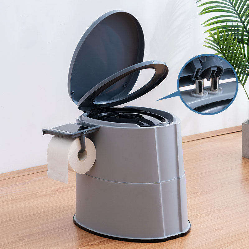 Kalsten | Contemporary plastic floor-mounted toilet bowl with toilet seat for the bathroom