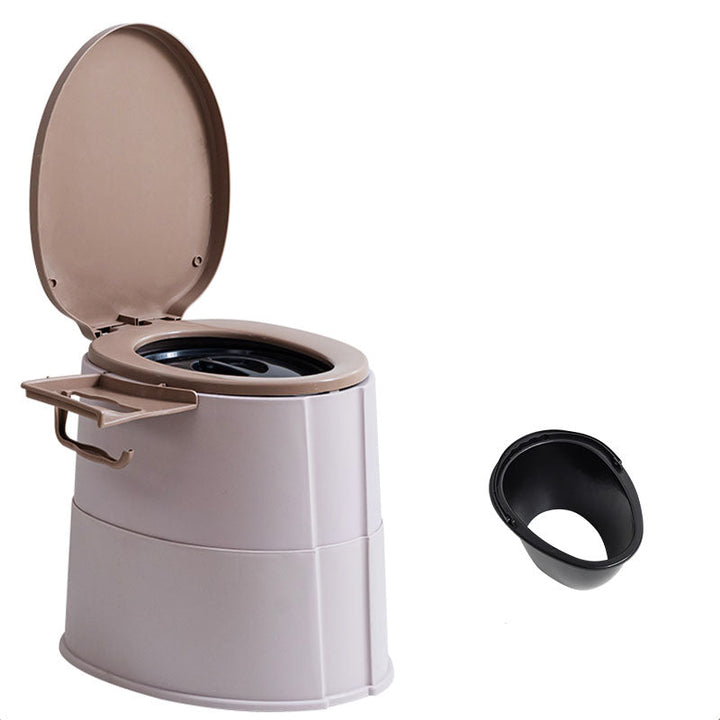 Kalsten | Contemporary plastic floor-mounted toilet bowl with toilet seat for the bathroom