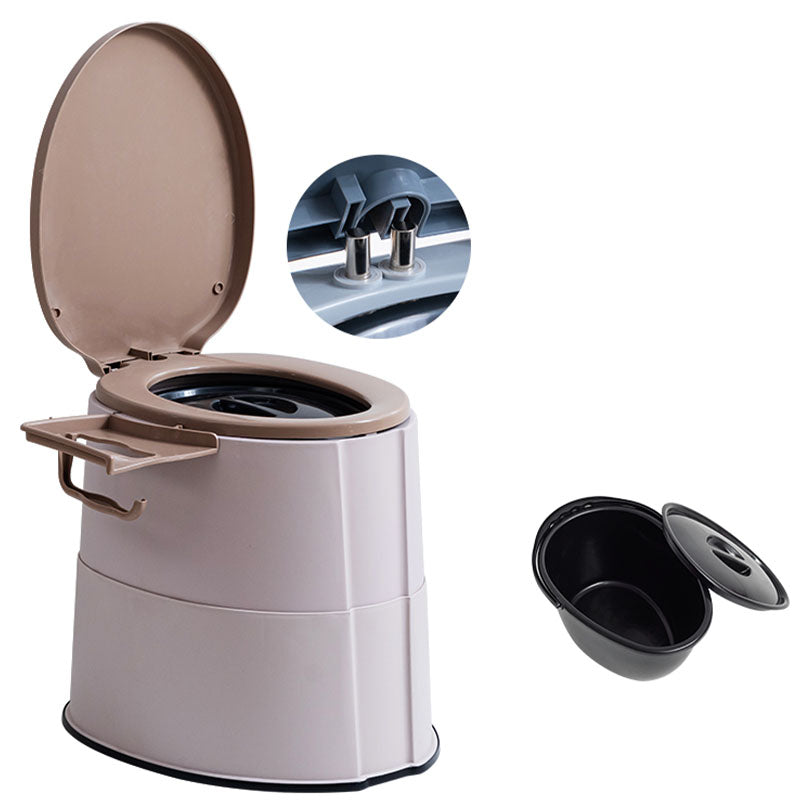 Kalsten | Contemporary plastic floor-mounted toilet bowl with toilet seat for the bathroom