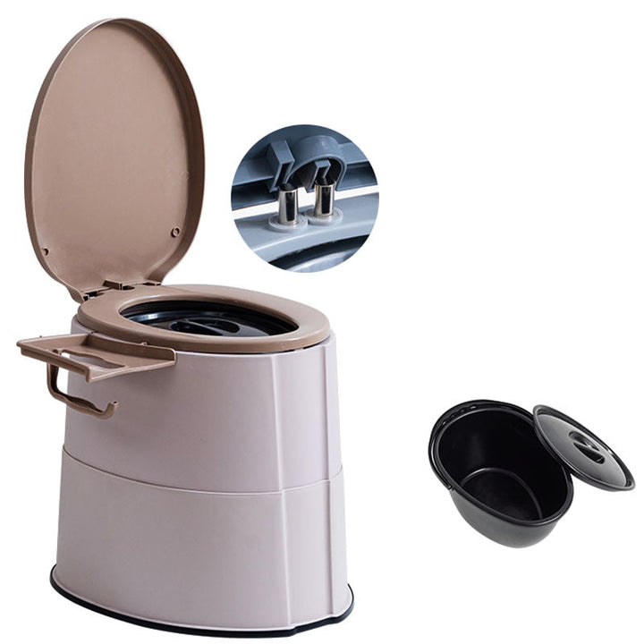 Kalsten | Contemporary plastic floor-mounted toilet bowl with toilet seat for the bathroom