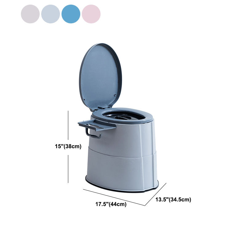 Kalsten | Contemporary plastic floor-mounted toilet bowl with toilet seat for the bathroom