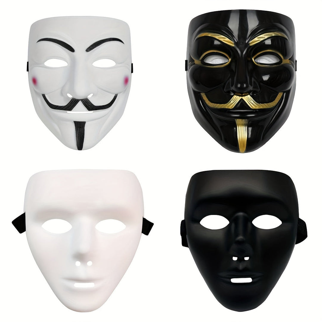 Full Face Plastic Halloween Mask Cosplay Style