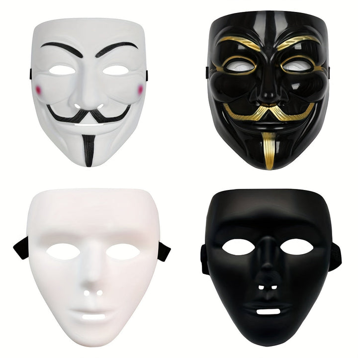 Full Face Plastic Halloween Mask Cosplay Style