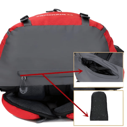 BowLift | 60L Waterproof Hiking Backpack | Lightweight, Ergonomic Design & Smart Storage for Day Hikes and Expeditions