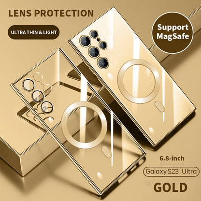 Skanto | Transparent Luxury Magnetic Case for Samsung