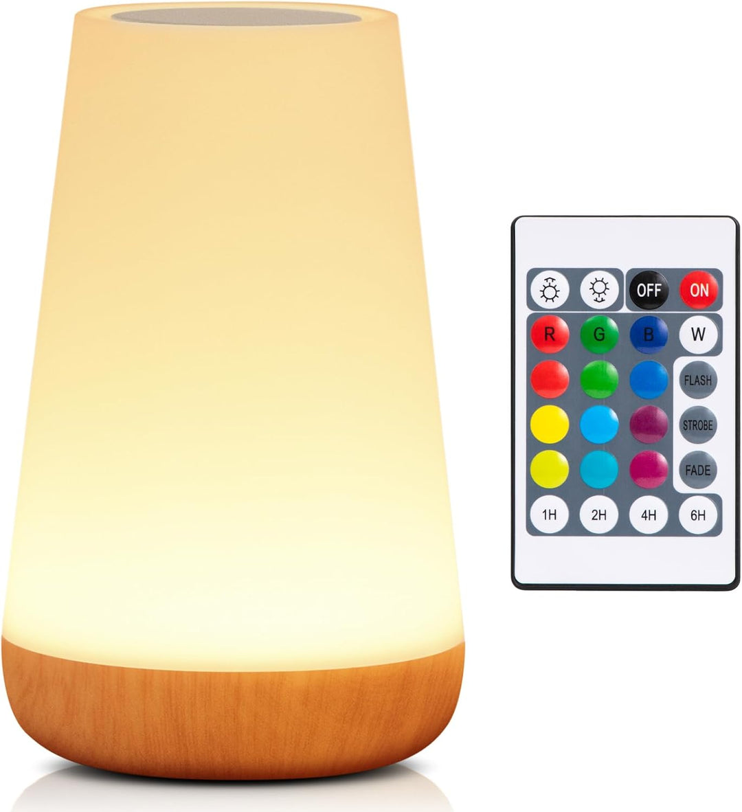 Night Light, LED Touch Bedside Table Lamp, 13 RGB Colours Changing | Kalsten