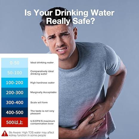 TDS Meter 3-in-1 Digital Water Quality Tester | Kalsten