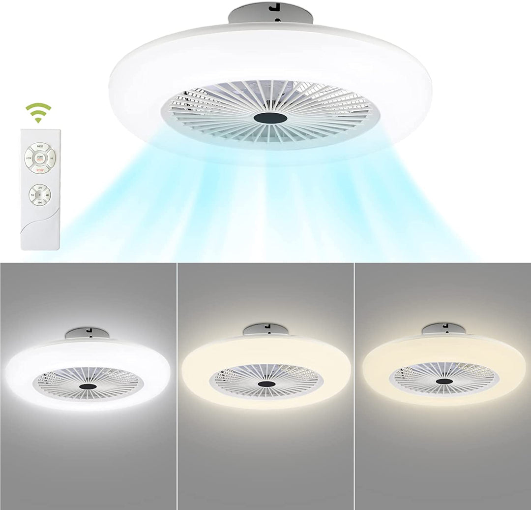 Ceiling fan with lighting 80W with remote control | Kalsten