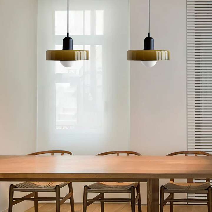 Kalsten | Bauhaus Inspired Colourful Glass Pendant Light