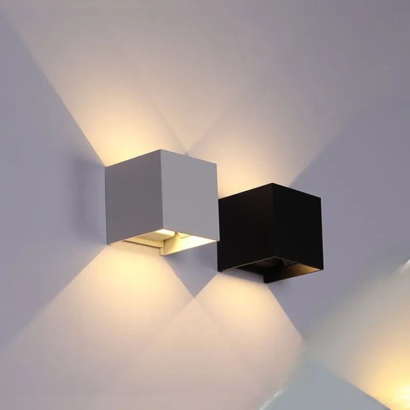 Black Aluminum Outdoor LED Wall Fixture Kalsten