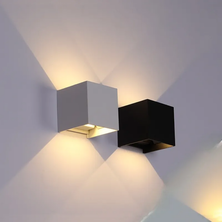 Black Aluminum Outdoor LED Wall Fixture Kalsten