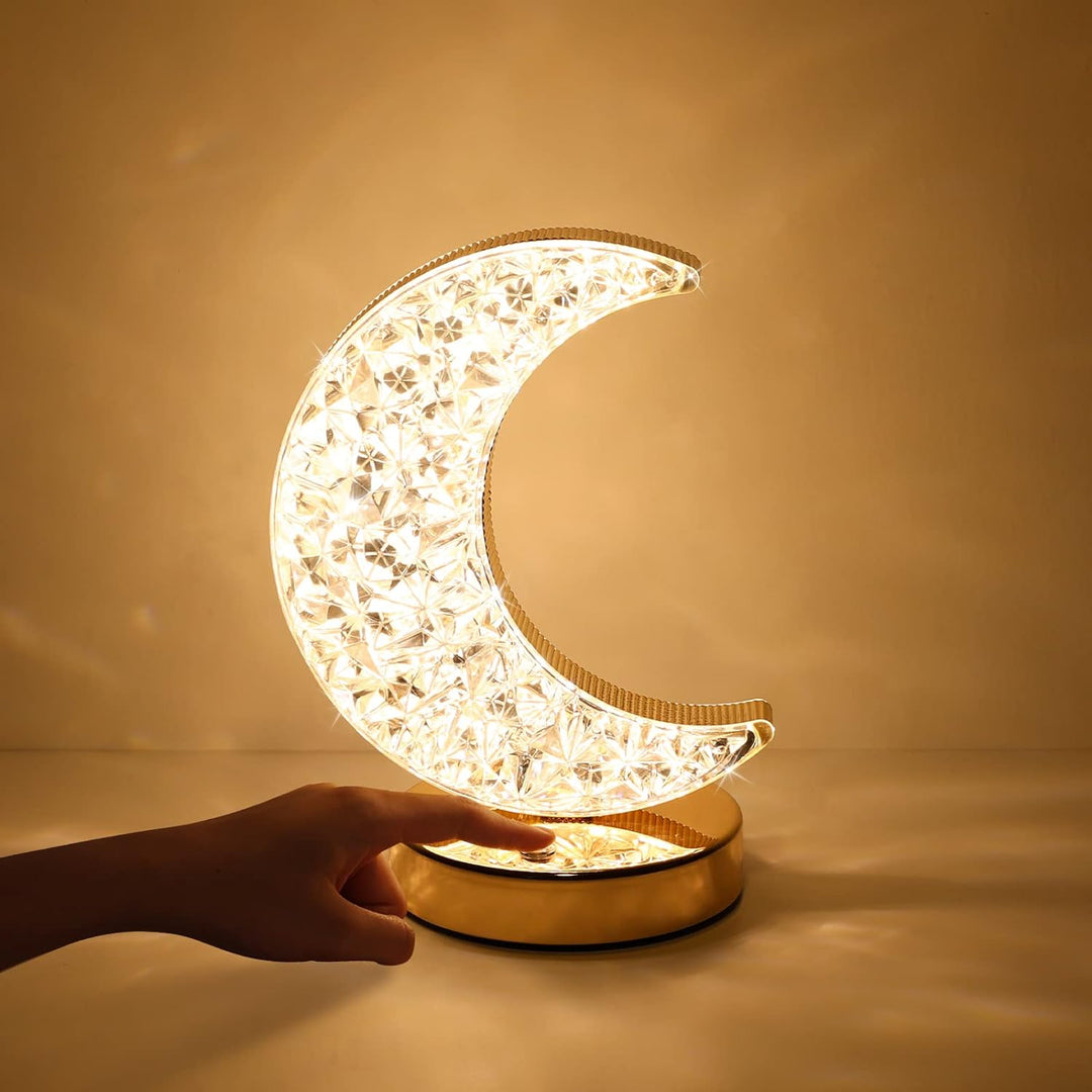 Half Moon Crystal Lamp | Kalsten