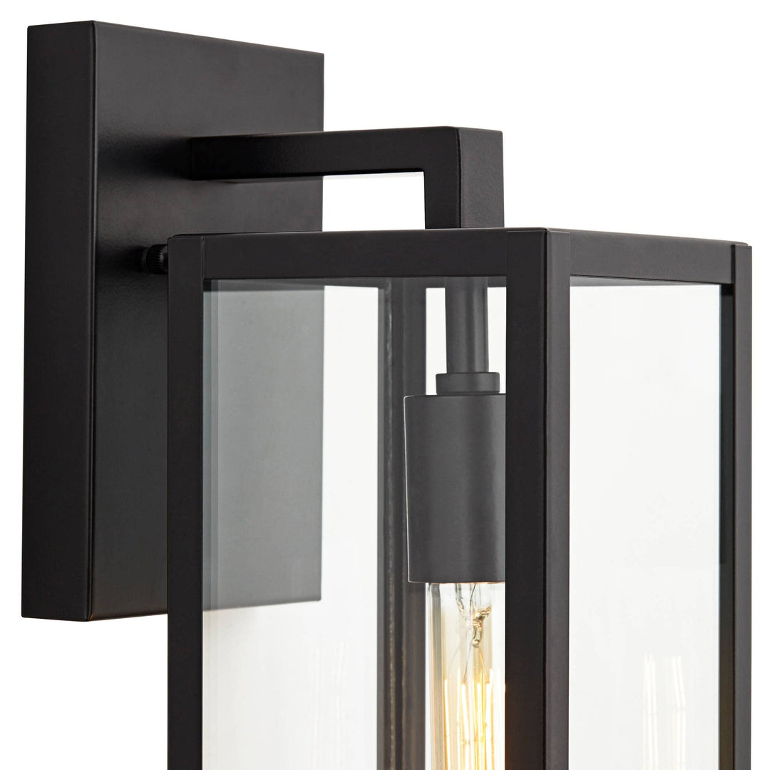 Modern Outdoor Wall Lamp – Black