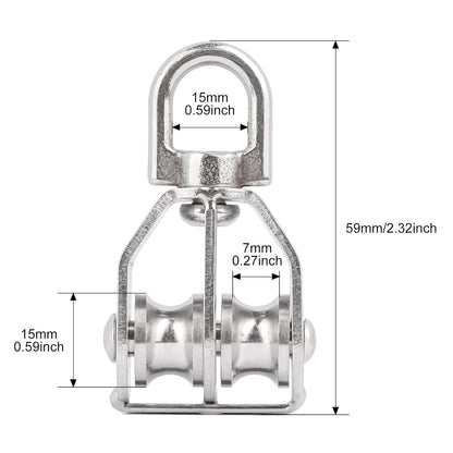 Skanto | Stainless Steel Swivel Wheel