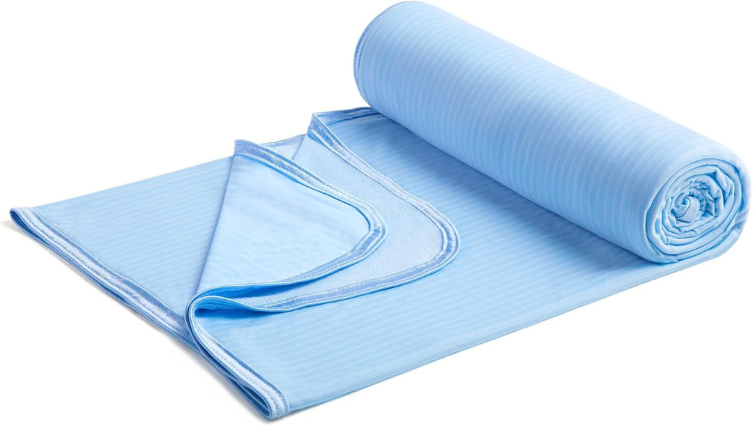 Cooling Blanket –   Q-Max>0.5, Lightweight Bamboo Fiber, Breathable & Soft, All-Season Cool Comfort | Kalsten