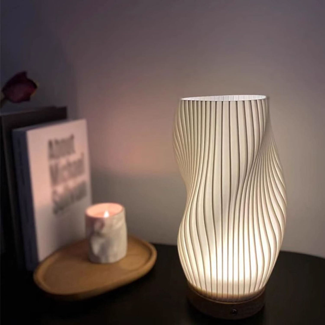 Wavecrest Lamp – Sleek USB-Powered Dimmable Table Lamp | Kalsten