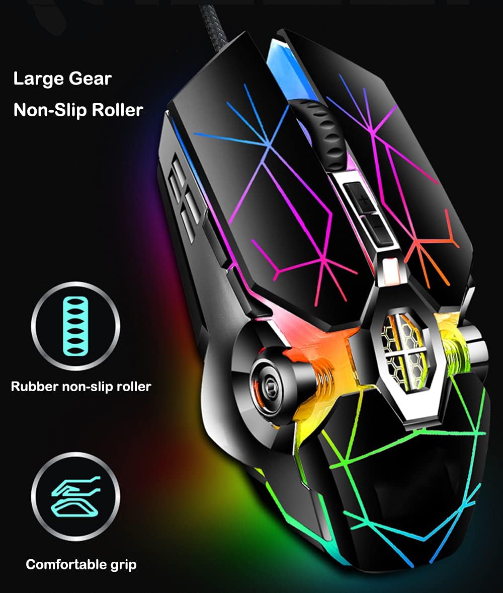 Kalsten | 87-Key Mechanical Gaming Keyboard RGB Backlit Blue Switch