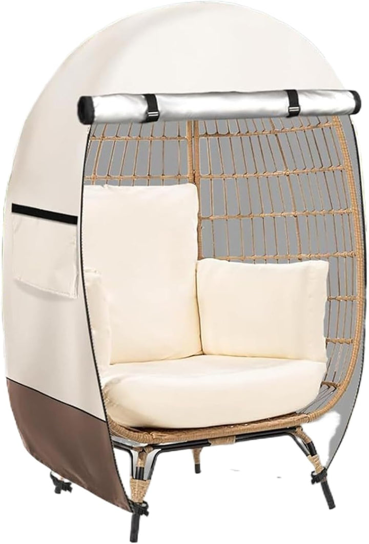 Kalsten | Waterproof Egg Chair Cover with Double Zipper – Solara
