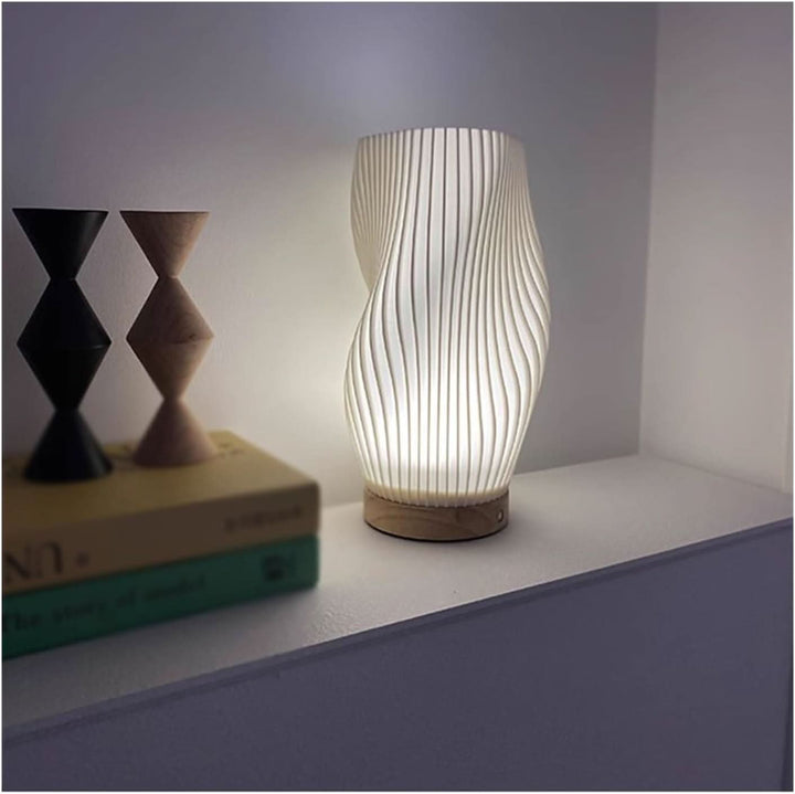 Wavecrest Lamp – Sleek USB-Powered Dimmable Table Lamp | Kalsten