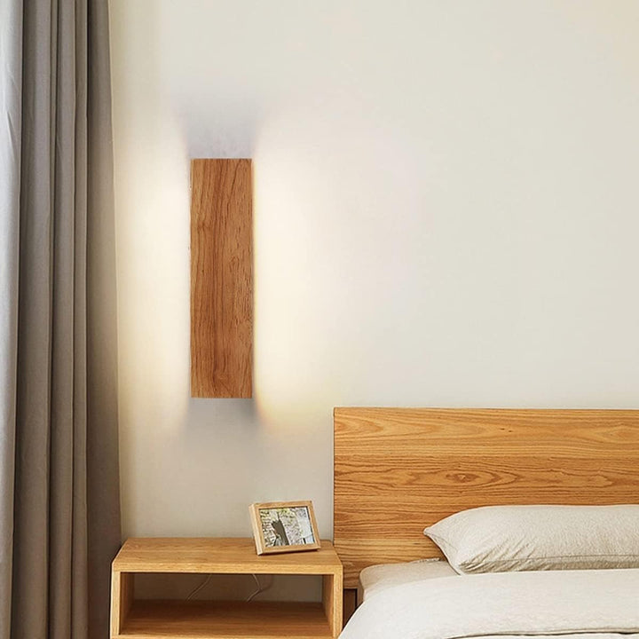 Rotatable Wooden LED Wall Lamp Kalsten