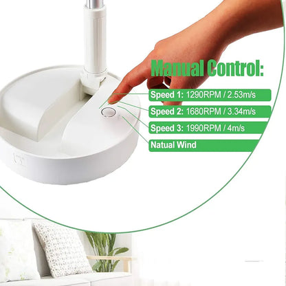 Portable rechargeable foldable table fan | Karnz
