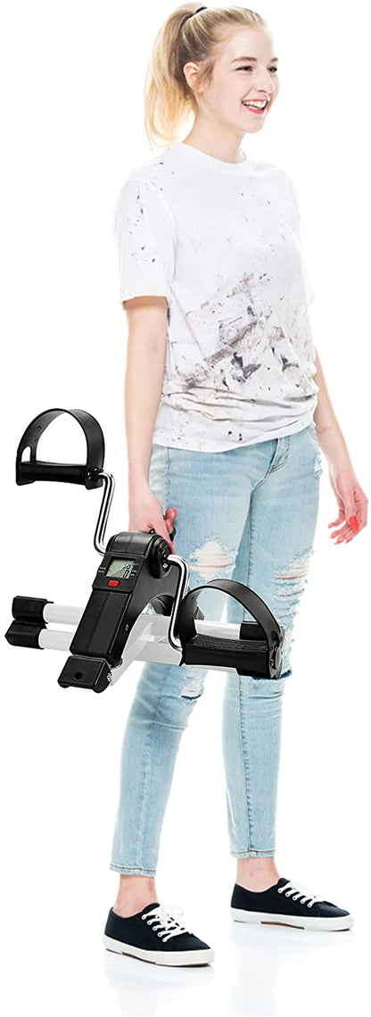Mini-Home Trainer Fitness Bike Leg Trainer with LCD Display | Bowlift