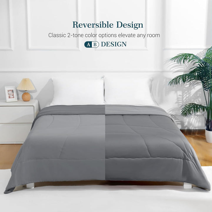 Ultra Soft Cloudy 3D Cooling Comforter  Extreme Q Max 0.5-Gray | Kalsten