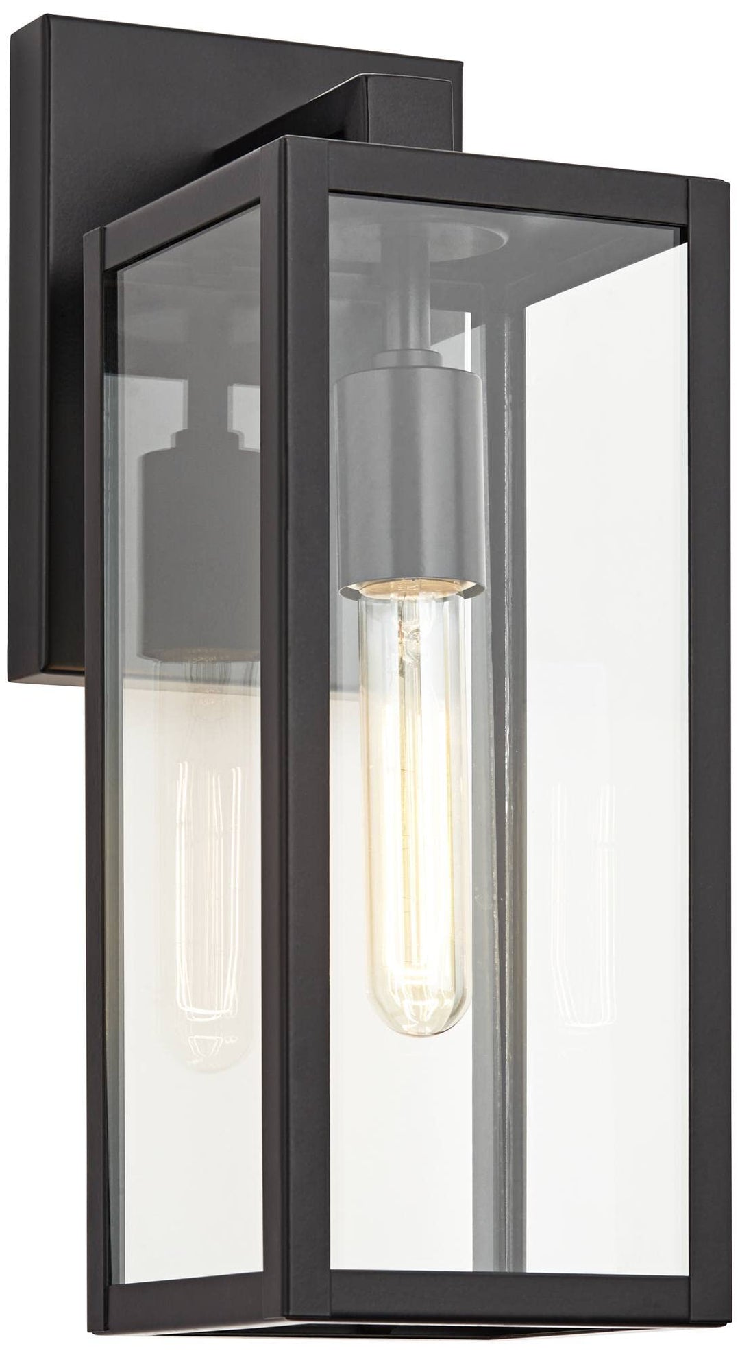 Modern Outdoor Wall Lamp – Black