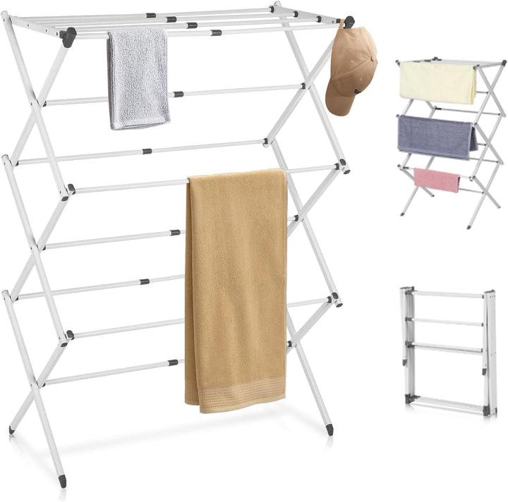 Kalsten | 3-Tier Foldable Clothes Drying Rack – DryMate