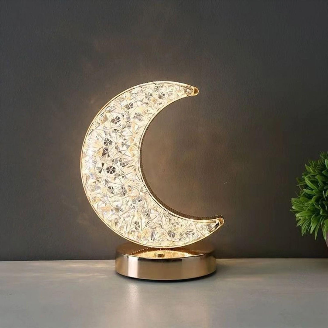 Half Moon Crystal Lamp | Kalsten