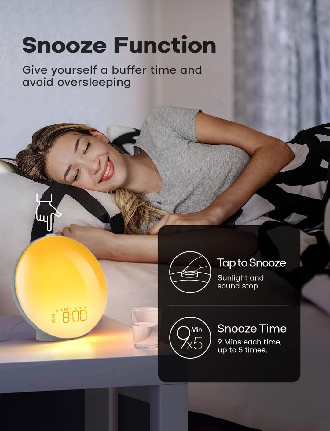 Sunrise Wake-Up Light Alarm Clock