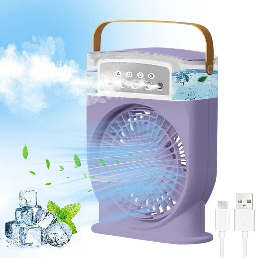 Portable Air Conditioner Fan, Mini Evaporative Air Cooler with 7 Colors LED | Kalsten