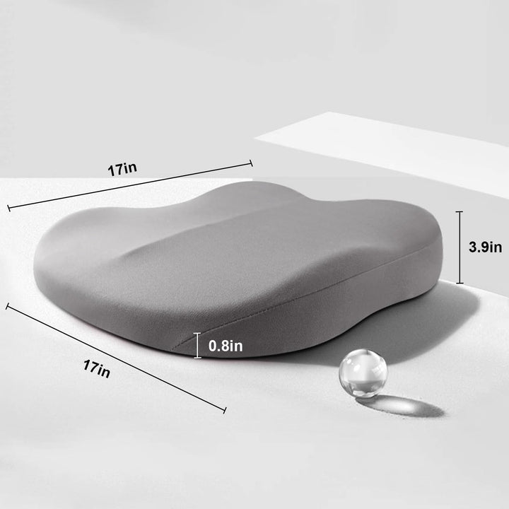 ZitComfort Ergonomic Seat Booster Cushion for Car & Office – Better Sitting Height and Posture | Kalsten