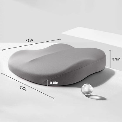 Skanto | SitComfort Ergonomic Seat Booster Cushion for Car and Office – Better Seat Height and Posture