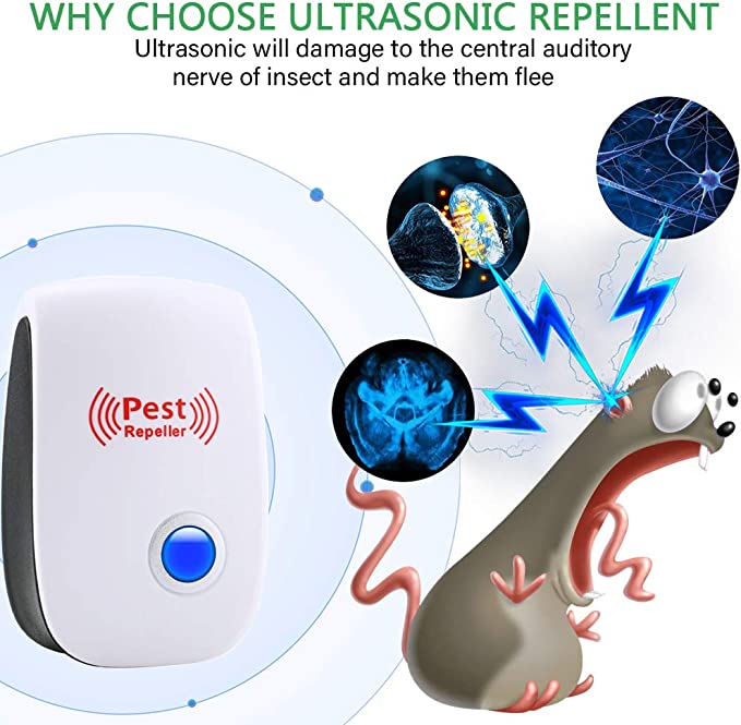 Ultrasonic Rat Repeller for Home & Garden